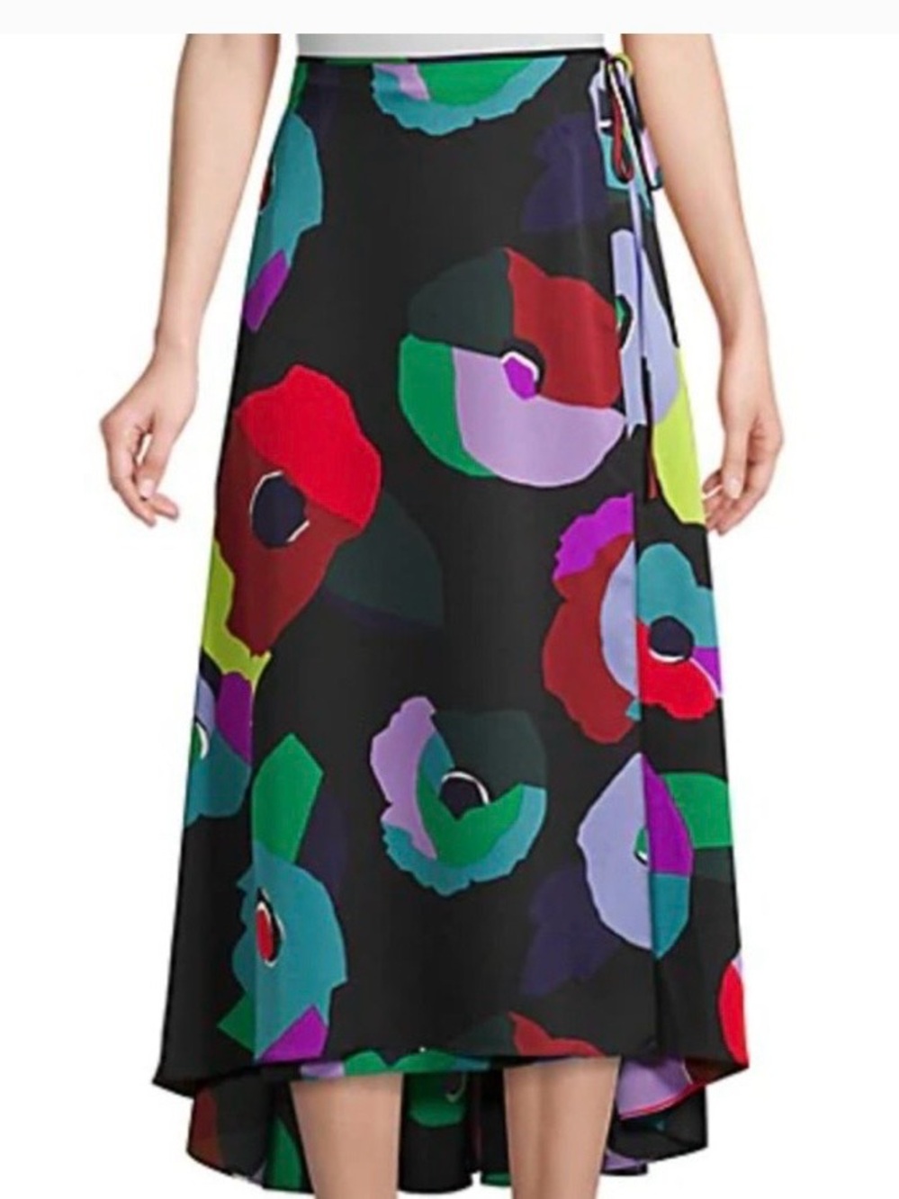 Kate Spade Floral Collage Wrapped around Skirt